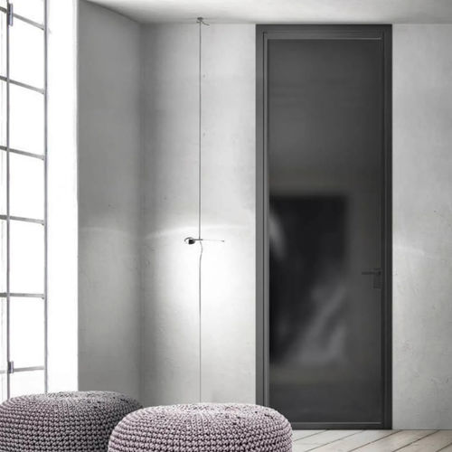 Tür für Innenbereich - ZEUS  - doal - Aluminium / einflügelig / modern