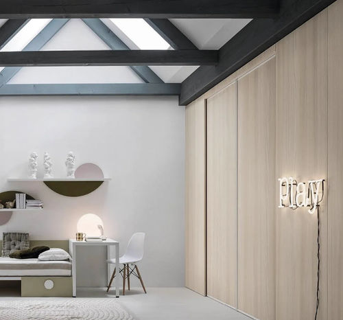 Holz-Türdekoration - Suspended LIKE - doal - Glas