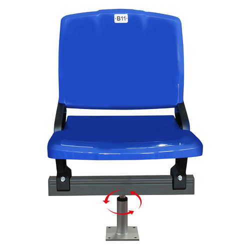 Klappbarer Tribünensitz - PRESS STATION - Omsi srl - für Sportanlage