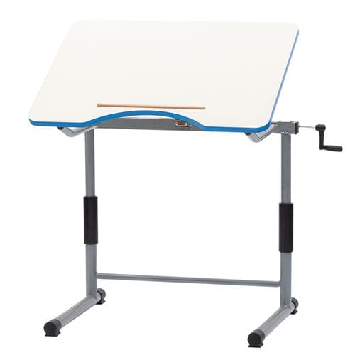Bodenstehender Schreibtisch - ANTHROPOMETRIC  - Omsi srl - modern / melaminbeschichtet / gebogen