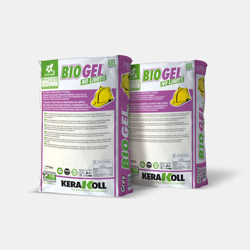 Klebemörtel für Verfugung - Biogel No Limits - KERAKOLL - selbstklebend / für Fliesen / für Beton