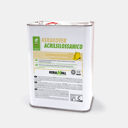 Wasserabweisende Schutzbearbeitung - Kerakover Acrilsilossanico - KERAKOLL - für Wand / für Beton