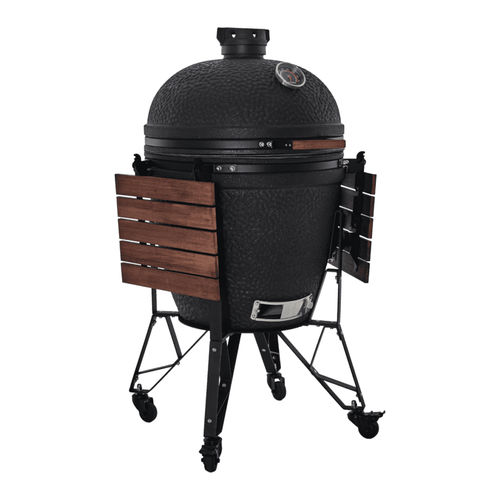 Holzkohle-Gartengrill - XL Urban - THE BASTARD - für professionellen Einsatz / auf Rollen / Holz