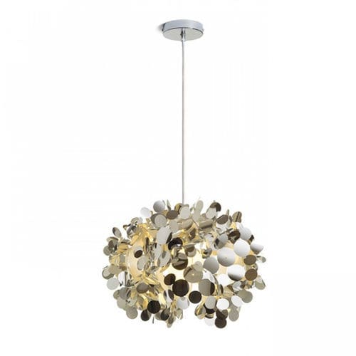 Hängelampe - MM-2645 - Miller & Miller - Chrom / modern / mit Kabel