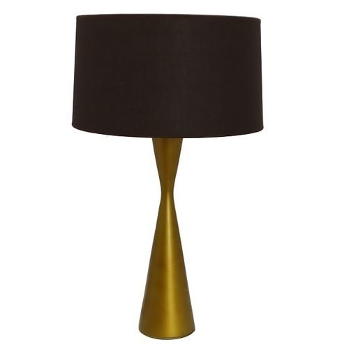 Tischlampe - ABBEY  - COSMOTRE SRL - Messing / Stoff / Satin