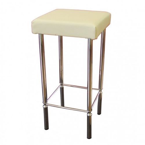 Moderner Hocker - LYRA - COSMOTRE SRL - Leder / Gestell aus Metall / Polster