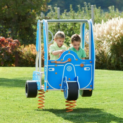 HDPE-Federwippe - TUK-TUK  - Playparc - Transport / 1 Person / Zweisitzer
