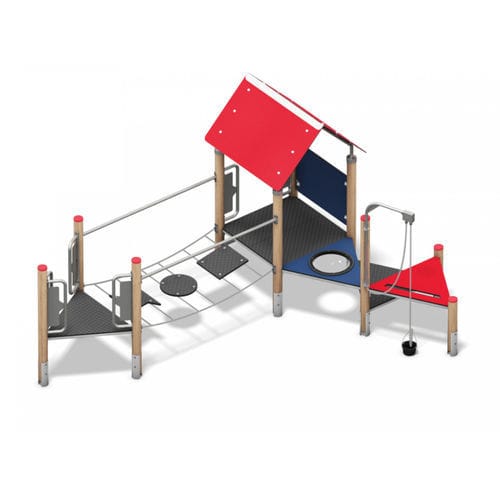 Edelstahl-Spielplatzgerät - HARENA - Playparc - HPL / modular