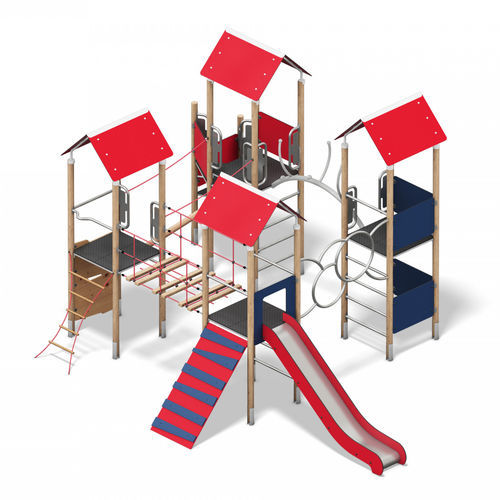 Edelstahl-Spielplatzgerät - ETOLIS® - Playparc - HPL / modular