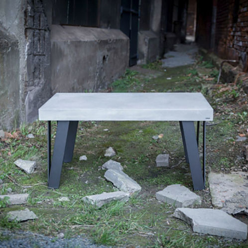 Moderner Tisch - PATRIAM - CRÉER s.r.o. - Metall / Beton / Gestell aus Metall