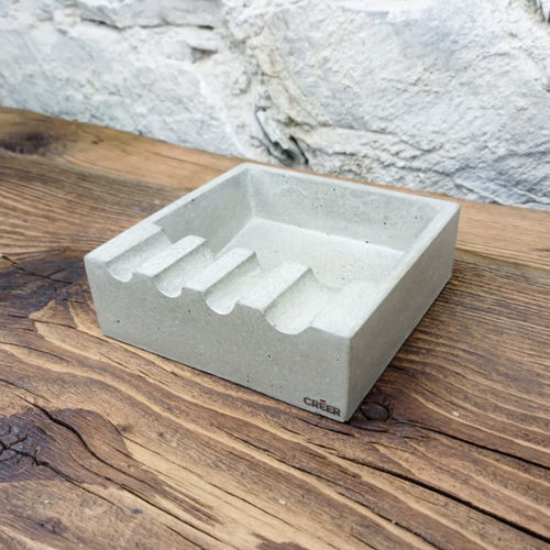 Beton-Aschenbecher - FUMI - CRÉER s.r.o. - für Außenbereich / für Gewerbegebrauch / für Privatgebrauch