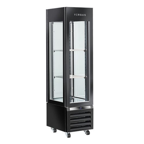 Kühlvitrine für Wein - RV 304B - Versus - Stand / Schrank / Edelstahl