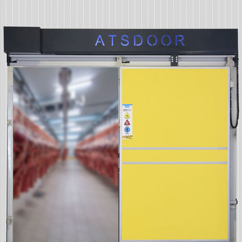 Schiebe-Industrietor - ATSDOOR - Aluminium / galvanisiertem Stahl / PVC