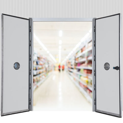 Einflügeliges Industrietor - ATSDOOR - Aluminium / anodisiertes Aluminium / Edelstahl