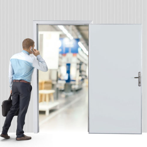 Einflügeliges Industrietor - ATSDOOR - Aluminium / anodisiertes Aluminium / Edelstahl
