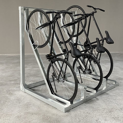 Bodenstehender Fahrradständer - KVS-BR-SV5-OH - IKAVASS - gesichert / vertikal / für öffentliche Bereiche