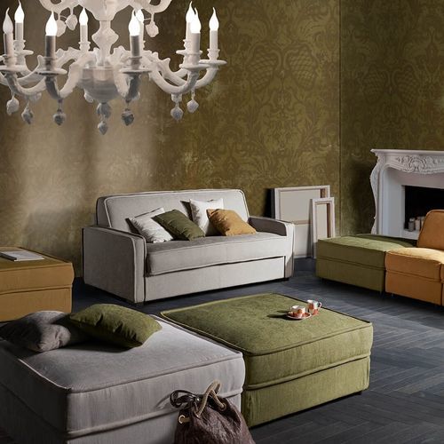 Modulsofa - Young - Vitarelax - Bett / modern / Stoff