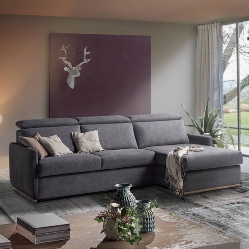 Modulsofa - Jill - Vitarelax - Bett / modern / Stoff