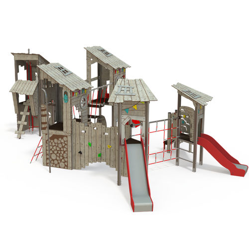 Metall-Spielplatzgerät - KA 15-6001-V29 - QUALI-Cité - HPL / modular