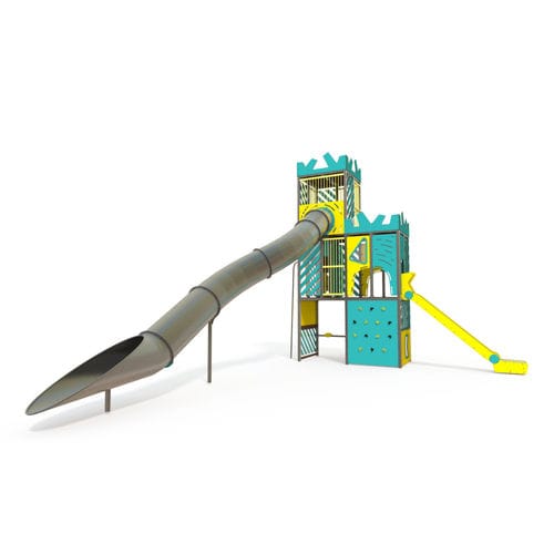 Metall-Spielplatzgerät - AE 40-1001-Y24 - QUALI-Cité - Polycarbonat / HPL