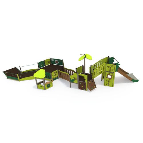 HPL-Spielplatzgerät - EX 15-3056-P15 - QUALI-Cité - modular / behindertenfreundlich