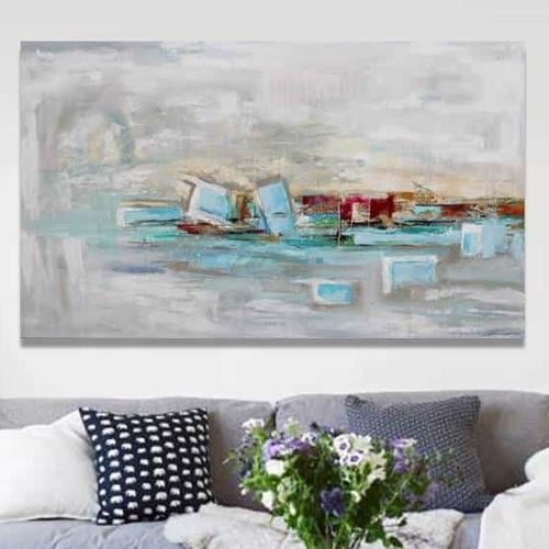 Acrylgemälde - PUERTO AZUL - OHORIGINAL BUSINESS SL - Kombi / handgemalt / Meermotive