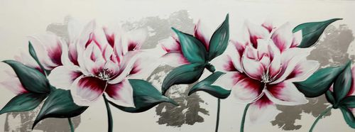 Acrylgemälde - MAGNOLIA 2 - OHORIGINAL BUSINESS SL - Kombi / handgemalt / Blumen