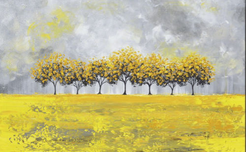 Acrylgemälde - BOSQUE AMARILLO - OHORIGINAL BUSINESS SL - Kombi / handgemalt / Landschaft