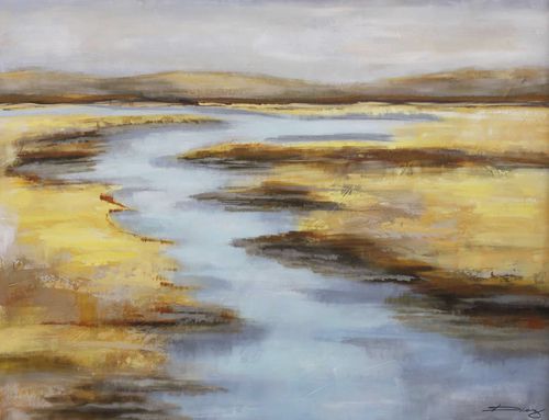 Acrylgemälde - PARQUE DOÑANA - OHORIGINAL BUSINESS SL - Kombi / handgemalt / Landschaft