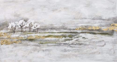 Acrylgemälde - BOSQUE BLANCO - OHORIGINAL BUSINESS SL - Kombi / handgemalt / Landschaft