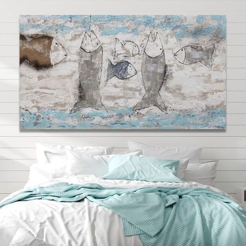 Acrylgemälde - LA MAR SALADA TURQUESA - OHORIGINAL BUSINESS SL - Kombi / handgemalt / Tiermuster