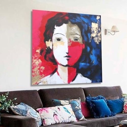 Acrylgemälde - ELENA - OHORIGINAL BUSINESS SL - Kombi / handgemalt / gegenständliche Malerei