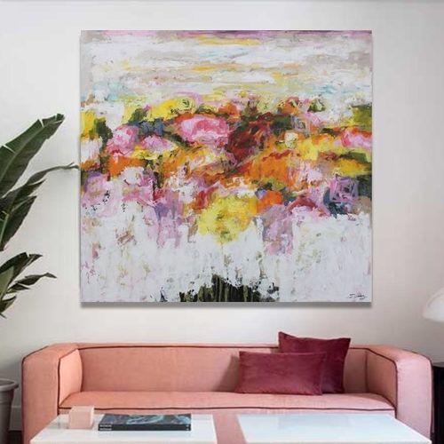 Acrylgemälde - FLORACIÓN - OHORIGINAL BUSINESS SL - Kombi / handgemalt / abstrakt