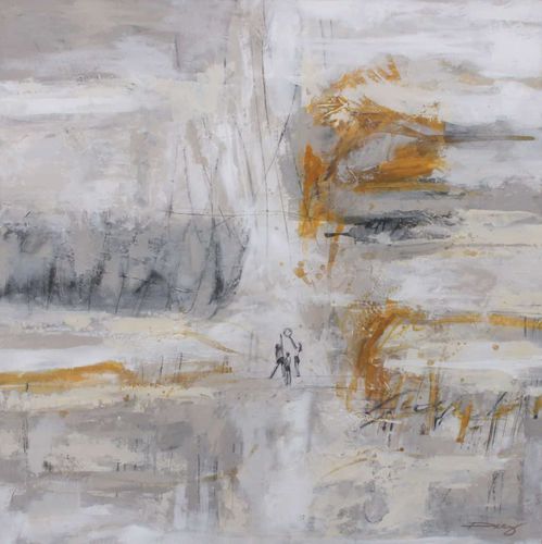Acrylgemälde - CANCHA 1 - OHORIGINAL BUSINESS SL - Kombi / handgemalt / abstrakt