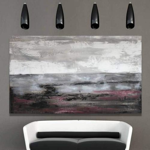 Acrylgemälde - MAREA GRIS LILA - OHORIGINAL BUSINESS SL - Kombi / handgemalt / Meermotive