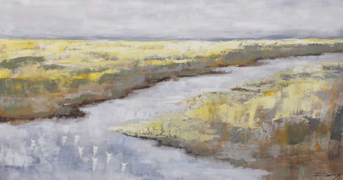 Acrylgemälde - DOÑANA  - OHORIGINAL BUSINESS SL - Kombi / handgemalt / Landschaft