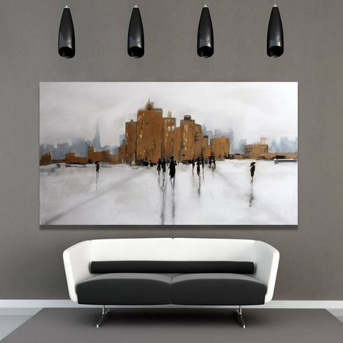 Acrylgemälde - CIUDAD AL1 - OHORIGINAL BUSINESS SL - Kombi / handgemalt / Leinwand