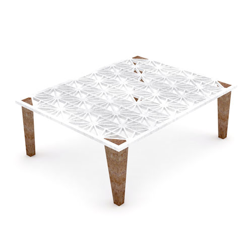 Couchtisch / Gestell aus Marmor - Lace - Pistore Marmi - modern / Marmor / rechteckig