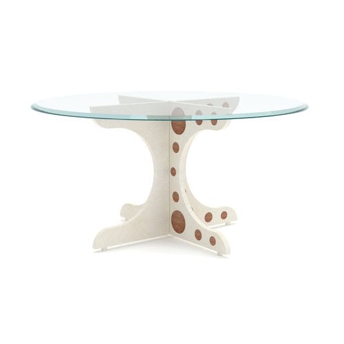 Tisch / Gestell aus Marmor - MA - MI - Pistore Marmi - modern / Glas / rund