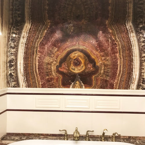 Marmor-Natursteinplatte - Onice Fantastico - Pistore Marmi - für Fußboden / für Wand / für Innenausbau