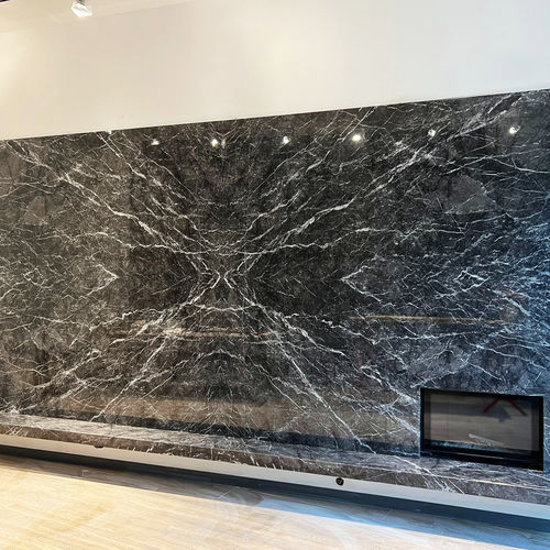 Marmor-Natursteinplatte - Grigio Carnico - Pistore Marmi - für Fußboden / für Wand / für Innenausbau