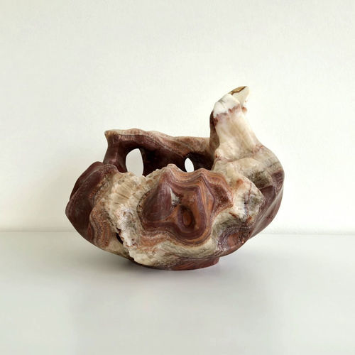 Onyx-Skulptur - ONYX BLOOM - Pistore Marmi - handgefertigt / Dekor / freistehend