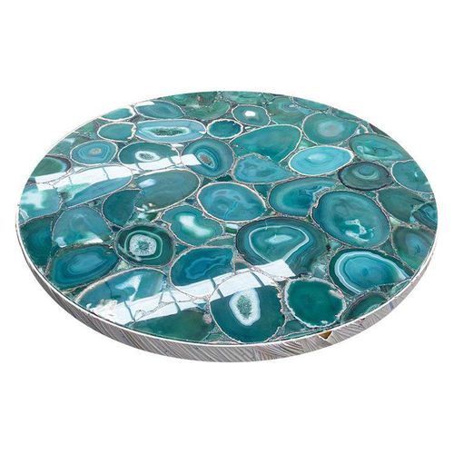 Onyx-Tischplatte - GEMSTONE - Fujian Quanzhou Risheng Stone Industry Co., Ltd. - weiß / braun / grau