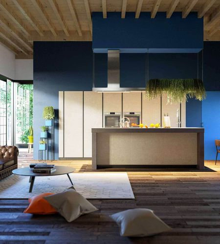 Moderne Küche - VENUS - CIESSE CUCINE SRL - Feinsteinzeug / Kochinsel / ohne Griff