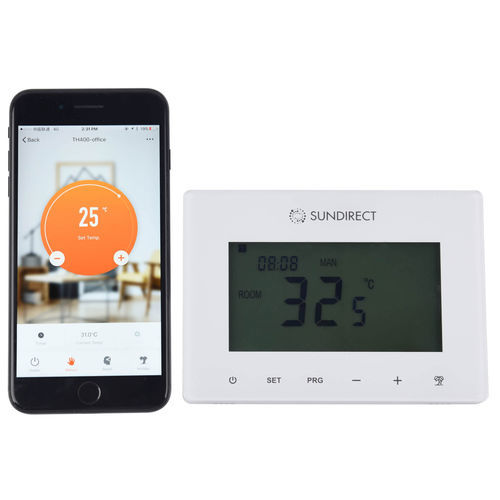 Elektronisches Thermostat - SMART1.0 PRO - Sundirect Heater - smart / für Heizungen / weiß