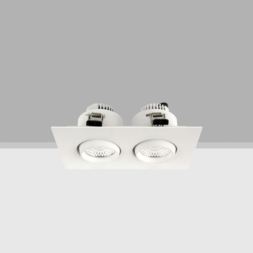 Strahler für Deckeneinbau - MINA-R-II - Evorino - LED / rechteckig / IP20