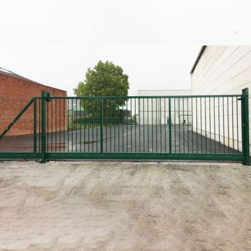 Schiebetor - EGIDIA SC - Betafence International - galvanisiertem Stahl / aus elektrogeschweißtem Stahl / mit Stangen