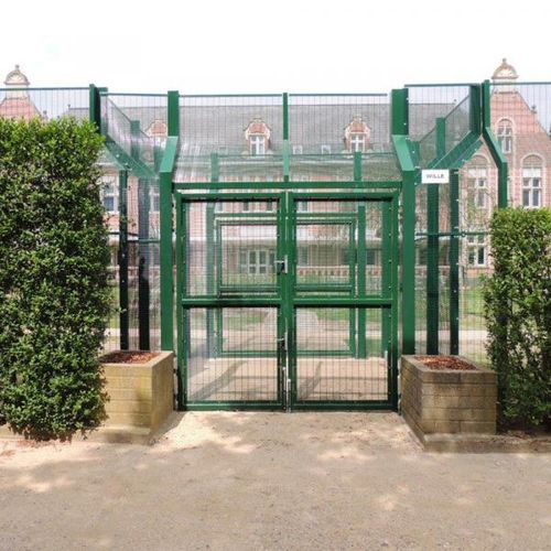 Einflügeliges Tor - SECURIFOR - Betafence International - Metall / geschweißter Maschendraht / grün