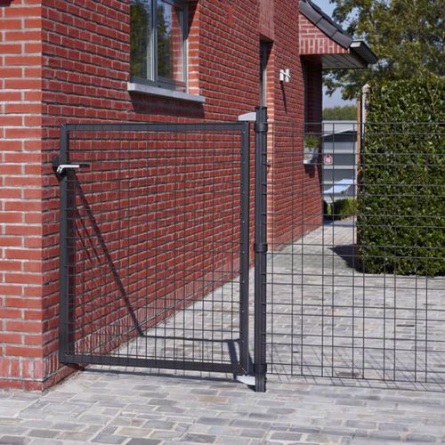 Gartentor aus elektrogeschweißtem Stahl - ZENTURO SUPER - Betafence International - galvanisiertem Stahl / PVC-beschichtet