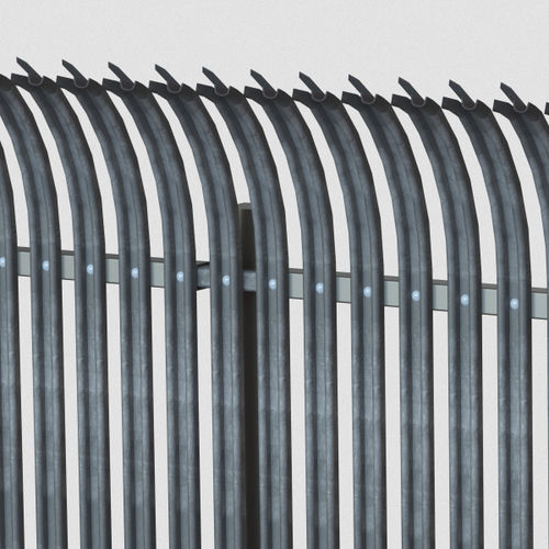 Lamellenzaun - PALIFOR  - Betafence International - Industrie / Stahl / gerade